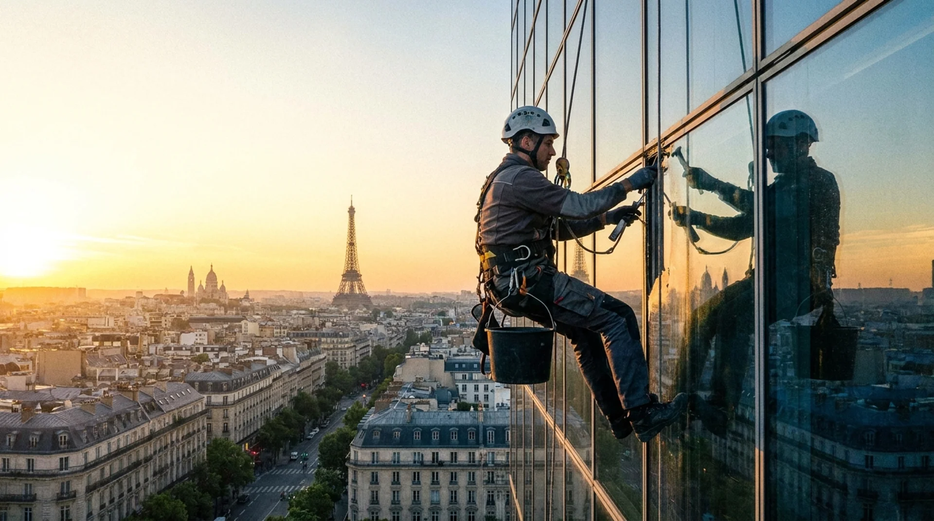 Reparation de toiture cordiste paris